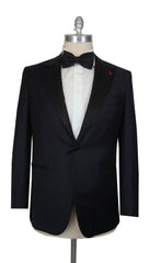 $4995 Isaia Dark Blue Super 130's Tuxedo - (IS44268) - Parent