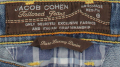 Jacob Cohën Blue Solid Jeans - Slim - (JC1227225) - Parent