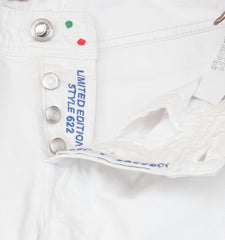 $595 Jacob Cohën White Solid Jeans - Slim - (JC710243) - Parent