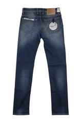 Jacob Cohën Blue Solid Jeans - Slim - (JC1227223) - Parent