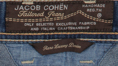 Jacob Cohën Blue Solid Jeans - Slim - (JC1227223) - Parent