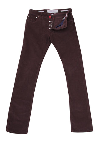 Jacob Cohën Burgundy Red Pants