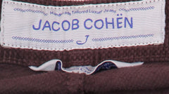 Jacob Cohën Burgundy Red Cotton Blend Pants - Slim - (JC220241) - Parent