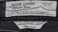 Jacob Cohën Charcoal Gray Solid Jeans - (JC322231) - Parent