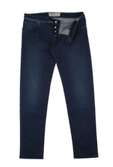 Jacob Cohën Blue Solid Jeans - Slim -  42/58 - (JC1227224)