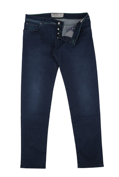 Jacob Cohën Blue Solid Jeans - Slim - (JC1227224) - Parent