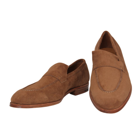 John Lobb Light Brown Penny Loafers