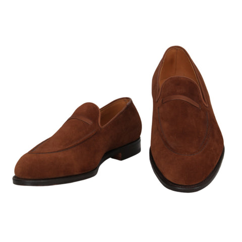 John Lobb Brown Penny Loafers