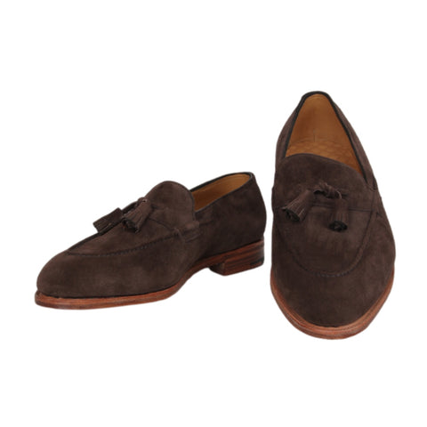 John Lobb Dark Brown Tassel Loafers