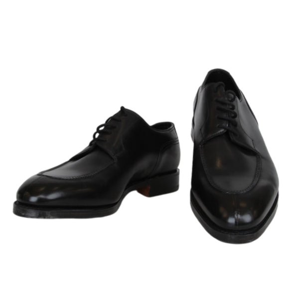 $2160 John Lobb Black Calf Leather Split Toe Derby Shoes - (JL59262) - Parent