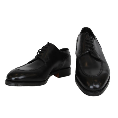 John Lobb Black Split Toe Derby Shoes