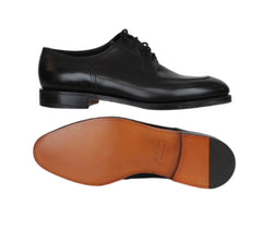 $2160 John Lobb Black Calf Leather Split Toe Derby Shoes - (JL59262) - Parent