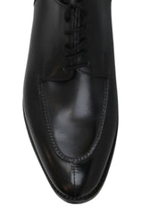 $2160 John Lobb Black Calf Leather Split Toe Derby Shoes - (JL59262) - Parent
