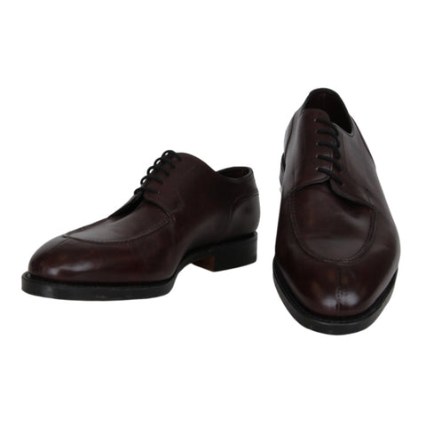 John Lobb Dark Brown Split Toe Derby Shoes