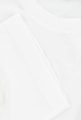 Kired White Solid Crewneck Cotton T-Shirt - Extra Slim - (KR6120231) - Parent