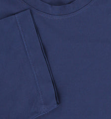 Kired Blue Solid Crewneck Cotton T-Shirt - Extra Slim - (KR6120233) - Parent