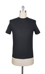 Kired Dark Blue Solid Crewneck Cotton T-Shirt - Extra Slim - (KR6120234) - Parent
