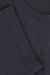 Kired Dark Blue Solid Crewneck Cotton T-Shirt - Extra Slim - (KR6120234) - Parent