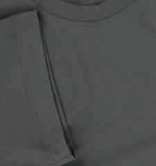 Kired Dark Green Solid Crewneck Cotton T-Shirt - Extra Slim - (KR6120232) - Parent