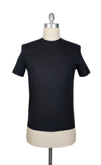 Kired Black Solid Crewneck Cotton T-Shirt - Extra Slim - (KR613231) - Parent