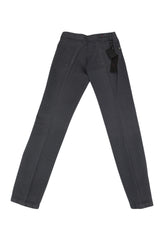 $995 Kiton Dark Gray Solid Cotton Pants - Slim - (KT99261) - Parent