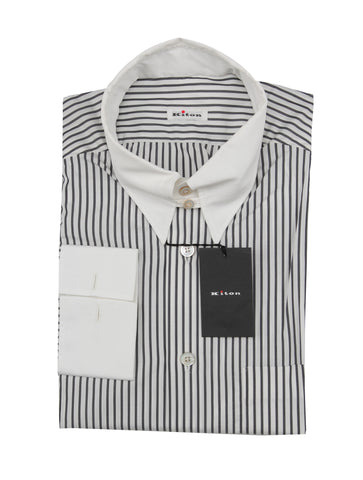 Kiton Black Shirt - Slim