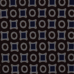 Kiton Brown Foulard Silk Tie (1246)