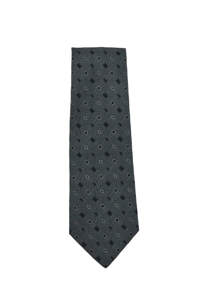 Kiton Gray Fancy Silk Tie (1420)