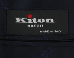 $7345 Kiton Dark Blue Wool Solid Suit - (KT93258) - Parent