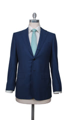 Kiton Blue Wool Solid Suit - 40/50 - (BN322217)