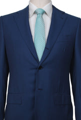 Kiton Blue Wool Solid Suit - (BN322217) - Parent