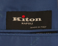 $8700 Kiton Blue Wool Plaid Suit - (FDL51257) - Parent