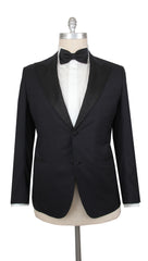 $8100 Kiton Midnight Navy Blue Wool Tuxedo -  48/58 - (KT572511)