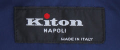 Kiton Blue Polyester Solid Windbreaker - (KT1019231) - Parent
