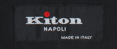 Kiton Black Polyester Solid Windbreaker - (KT1019232) - Parent
