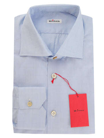 Kiton Light Blue Shirt - Slim