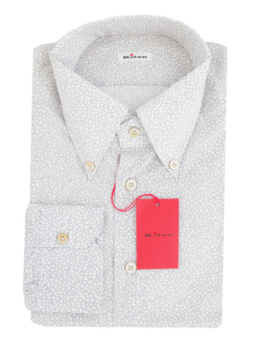 Kiton Light Gray Shirt - Slim