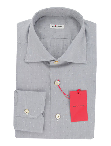 Kiton Blue Shirt - Slim