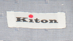 Kiton Blue Fancy Cotton Shirt - Slim - (KT1223232) - Parent