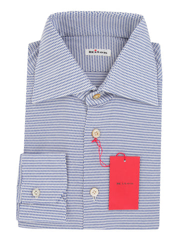 Kiton Blue Shirt - Slim