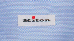 Kiton Light Blue Solid Cotton Shirt - Slim - (KT1182218) - Parent