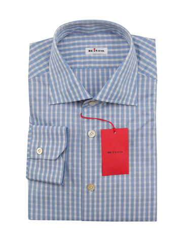 Kiton Light Blue Shirt - Slim