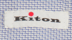 Kiton Blue Fancy Cotton Shirt - Slim - (KT1214232) - Parent