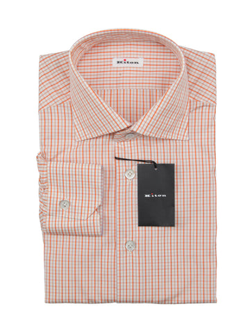 Kiton Orange Shirt - Slim