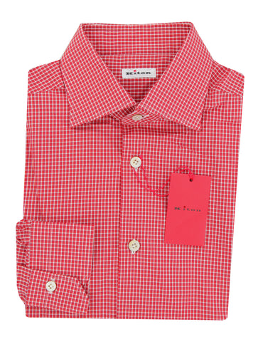 Kiton Red Shirt - Slim