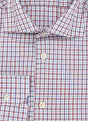 Kiton Blue Plaid Cotton Shirt - Slim - (KT1182210) - Parent