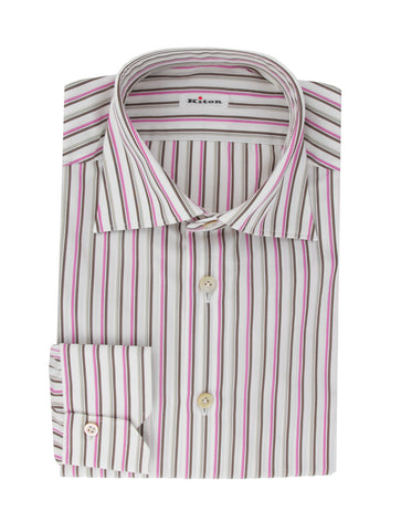 Kiton Pink Shirt - Slim