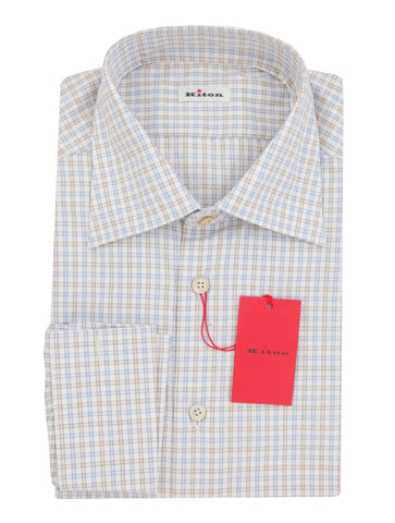 Kiton Light Blue Shirt - Slim