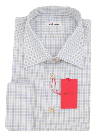 Kiton Light Blue Shirt - Slim