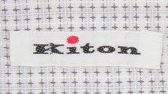 Kiton Light Gray Fancy Cotton Shirt - Slim - (KT1214234) - Parent